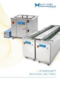 Industrielle ultralydvaskere