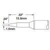 Metcal CVC-xCN0010A loddespiss