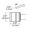 Metcal PTTC-x06 loddespiss