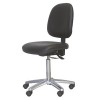 ESD stol Bergamo i svart vinyl for renrom