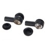 Overgang fra 10mm knapp (han/hun) til 4mm bananplugg