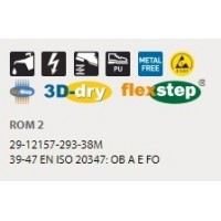 Sievi Rom2 DryStep sandal med god støtdemping