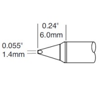 Loddespiss 1.4mm flat Power