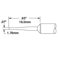 Metcal CVC-xCH0018A loddespiss