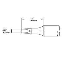 Metcal CVC-xCH0018L loddespiss