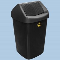 50 liters ESD søppelbøtte med med svinglokk, selges som sett eller hver for seg