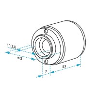HD Mini digitalkamera, målsatt tegning