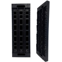 PCB rack formet som enkel plate, artikkel RA-20CP er avbildet