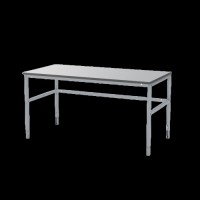 Fast arbeidsbord uten oppbygging i bakkant