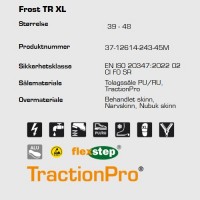 Sievi Frost TR XL ESD vintersko, teknisk informasjon