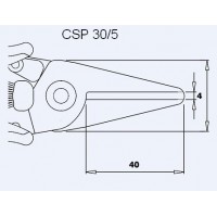 Avisoleringstang for flerbruk CSP30-5