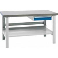 Treston Workshop arbeidsbord med skuff og underhylle