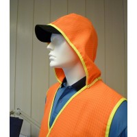 ESD refleksvest med avtagbar hette
