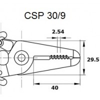 Avisoleringstang for flerbruk CSP30-9