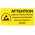 Advarseletikett 2850.2550 etikett 45x23mm