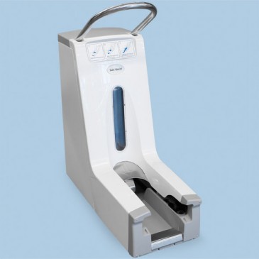 Dispenser for ESD skoovertrekk