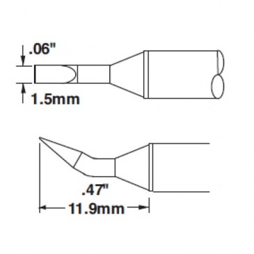 Metcal CVC-xCH0015R loddespiss