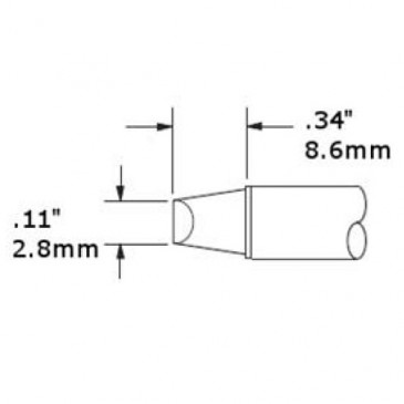 Metcal CVC-xCH0034S loddespiss