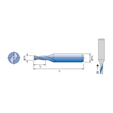 Konturfres type 423 for myke materialer