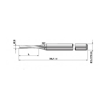 Konturfres type RPU for aluminium