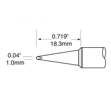 Metcal SxV-CH10A loddespiss