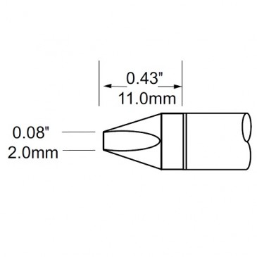 Metcal SxV-CH20 loddespiss