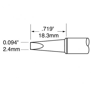 Metcal SxV-CH24A loddespiss