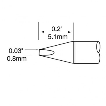 Metcal UFTC-xCH08 loddespiss