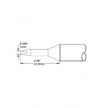 Metcal CVC-CH0010A loddespiss