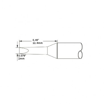 Metcal CVC-xCH0020A loddespiss