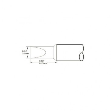 Metcal CVC-xCH0035S loddespiss