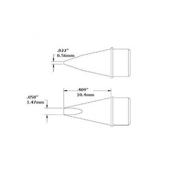 Metcal HCV-xCH0015S loddespiss