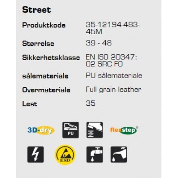 Sievi Street ESD herresko, informasjon