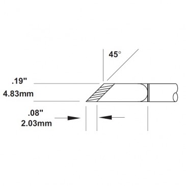 Metcal SMC-xKN0048S loddespiss