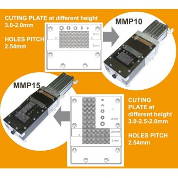 Stepped kutteplater for MMP10 og MMP15