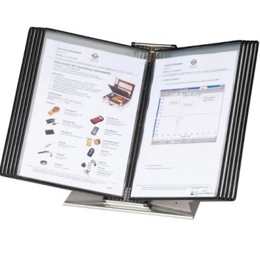 ESD "swivel board" / "flip-board" for A4 ark med bordstativ