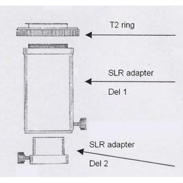 Adapter speilrefleks - mikroskop