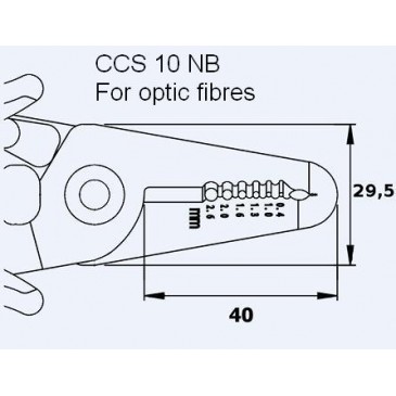 Målsatt tegning av CCS10NB