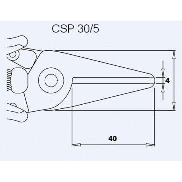 Avisoleringstang for flerbruk CSP30-5