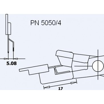 Tang for preforming av TO247