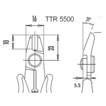 Målsatt tegning av TTR5500