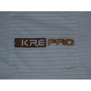 Brodert Krepro logo på lommen