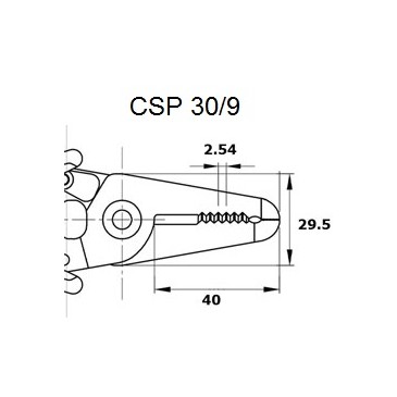 Avisoleringstang for flerbruk CSP30-9