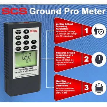Ground Pro meter måler AC / DC /EMI / impedanse / identifiserer electrical overstress (EOS)
