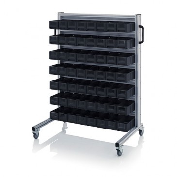 Systemvogn ESD for lagerbokser-med-bokser-9cm